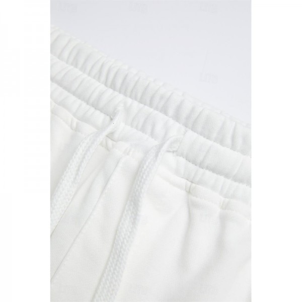 95%Cotton Men's Embroidery Sweatpants Joggers Trousers Drawstring Elastic Waist Multi Pocket Plain Comfort Breathable Casual Daily Holiday Sports Fashion Spring Summer Black White 95%Cotton Men's Embroidery Sweatpants Joggers Trousers Drawstring Elastic Waist Multi Pocket Plain Comfort Breathable Casual Daily Holiday Sports Fashion Spring Summer Black White