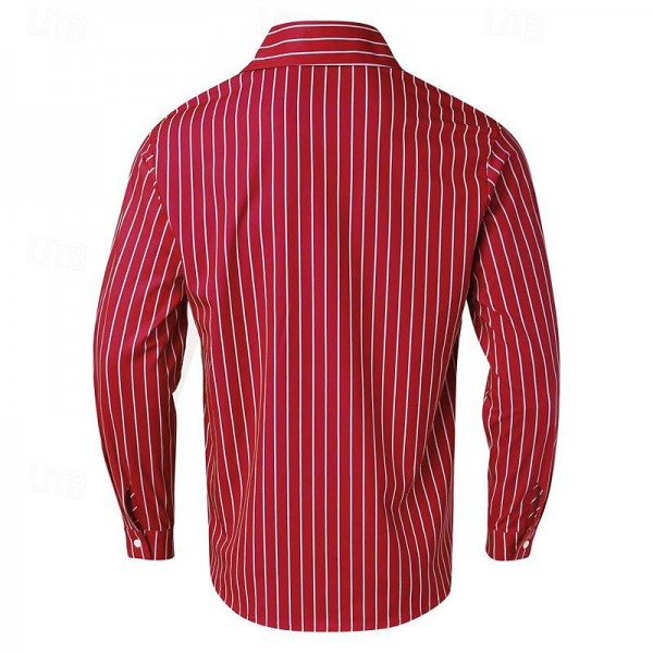 Men's Shirt Button Up Shirt Casual Shirt Summer Shirt Pink Blue Green Long Sleeve Stripes Lapel Hawaiian Holiday Button-Down Clothing Apparel Fashion Casual Comfortable Men's Shirt Button Up Shirt Casual Shirt Summer Shirt Pink Blue Green Long Sleeve Stripes Lapel Hawaiian Holiday Button-Down Clothing Apparel Fashion Casual Comfortable