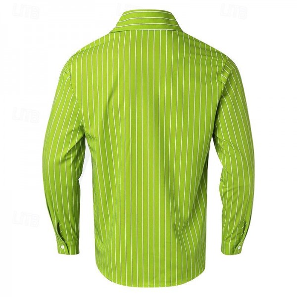 Men's Shirt Button Up Shirt Casual Shirt Summer Shirt Pink Blue Green Long Sleeve Stripes Lapel Hawaiian Holiday Button-Down Clothing Apparel Fashion Casual Comfortable Men's Shirt Button Up Shirt Casual Shirt Summer Shirt Pink Blue Green Long Sleeve Stripes Lapel Hawaiian Holiday Button-Down Clothing Apparel Fashion Casual Comfortable