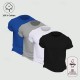 Multi Packs 4pcs Men's V Neck Short Sleeves Black+Black+Black+Black T shirt Tee Plain Daily Wear Vacation Cotton Spring & Summer Multi Packs 4pcs Men's V Neck Short Sleeves Black+Black+Black+Black T shirt Tee Plain Daily Wear Vacation Cotton Spring & Summer