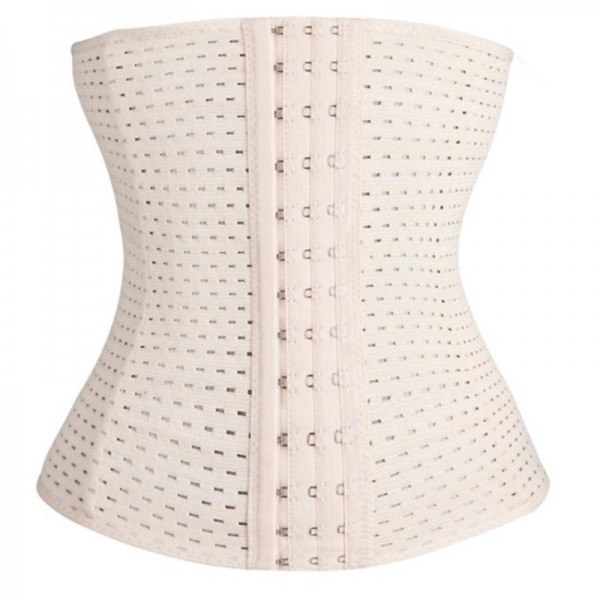 Corset Women's Waist Trainer Shapewears Office Running Gym Yoga Plus Size Creamy-white Black Brown Sport Breathable Hook & Eye Tummy Control Push Up Front Close Solid Color Summer Spring Fall Corset Women's Waist Trainer Shapewears Office Running Gym Yoga Plus Size Creamy-white Black Brown Sport Breathable Hook & Eye Tummy Control Push Up Front Close Solid Color Summer Spring Fall