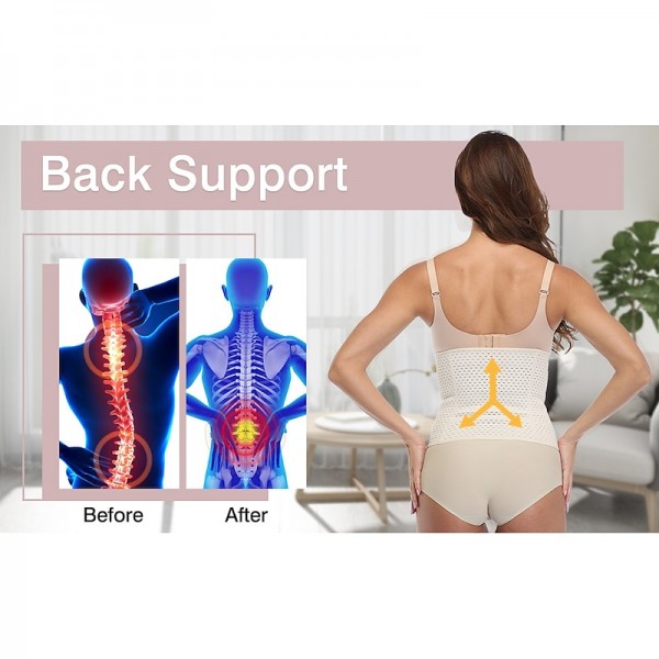 Corset Women's Waist Trainer Shapewears Office Running Gym Yoga Plus Size Creamy-white Black Brown Sport Breathable Hook & Eye Tummy Control Push Up Front Close Solid Color Summer Spring Fall Corset Women's Waist Trainer Shapewears Office Running Gym Yoga Plus Size Creamy-white Black Brown Sport Breathable Hook & Eye Tummy Control Push Up Front Close Solid Color Summer Spring Fall