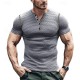 Men's Waffle Henley Shirt Tee Top Solid Color Henley Outdoor Casual Short Sleeve Button Clothing Apparel Fashion Designer Comfortable Men's Waffle Henley Shirt Tee Top Solid Color Henley Outdoor Casual Short Sleeve Button Clothing Apparel Fashion Designer Comfortable