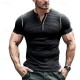 Men's Waffle Henley Shirt Tee Top Solid Color Henley Outdoor Casual Short Sleeve Button Clothing Apparel Fashion Designer Comfortable Men's Waffle Henley Shirt Tee Top Solid Color Henley Outdoor Casual Short Sleeve Button Clothing Apparel Fashion Designer Comfortable