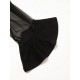 Modal High Neck Flare Cuff Blouse