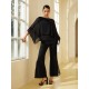 Elegant Chiffon Modal Bell Bottom Pants