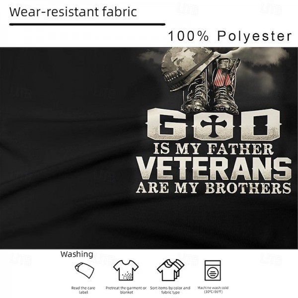 I Took A Dna Test God Is My Father Veterans Are My Brothers American Us Flag Soldier Sports Fashion Casual Men'S 3d Print T Shirt Tee Street Sports Outdoor Festival Black Henley Shirt Summer Spring I Took A Dna Test God Is My Father Veterans Are My Brothers American Us Flag Soldier Sports Fashion Casual Men'S 3d Print T Shirt Tee Street Sports Outdoor Festival Black Henley Shirt Summer Spring