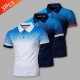 Multi Packs 3pcs Men's Lapel Short Sleeves Navy Blue+White+Blue Polo Button Up Polos Golf Shirt Gradual Daily Wear Vacation Polyester Spring & Summer Multi Packs 3pcs Men's Lapel Short Sleeves Navy Blue+White+Blue Polo Button Up Polos Golf Shirt Gradual Daily Wear Vacation Polyester Spring & Summer