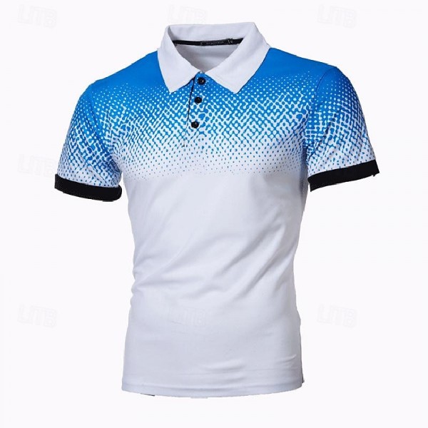 Multi Packs 3pcs Men's Lapel Short Sleeves Navy Blue+White+Blue Polo Button Up Polos Golf Shirt Gradual Daily Wear Vacation Polyester Spring & Summer Multi Packs 3pcs Men's Lapel Short Sleeves Navy Blue+White+Blue Polo Button Up Polos Golf Shirt Gradual Daily Wear Vacation Polyester Spring & Summer