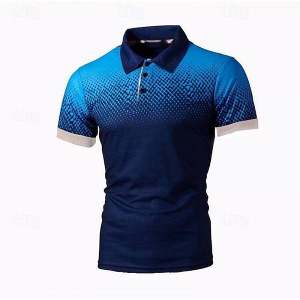 Multi Packs 3pcs Men's Lapel Short Sleeves Navy Blue+White+Blue Polo Button Up Polos Golf Shirt Gradual Daily Wear Vacation Polyester Spring & Summer Multi Packs 3pcs Men's Lapel Short Sleeves Navy Blue+White+Blue Polo Button Up Polos Golf Shirt Gradual Daily Wear Vacation Polyester Spring & Summer