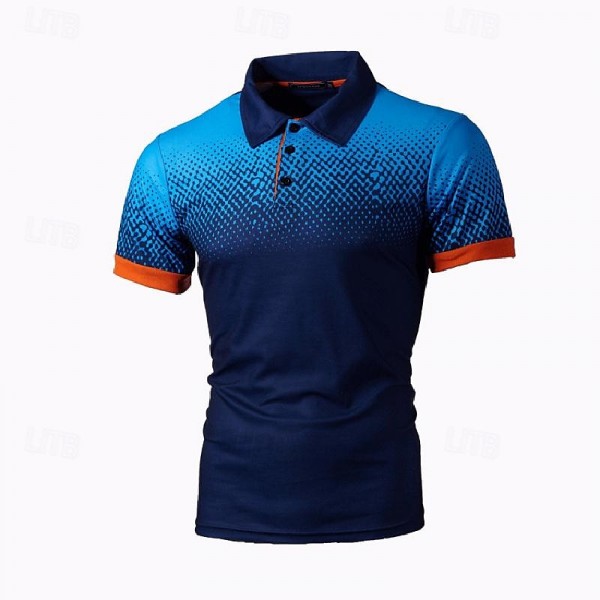 Multi Packs 3pcs Men's Lapel Short Sleeves Navy Blue+White+Blue Polo Button Up Polos Golf Shirt Gradual Daily Wear Vacation Polyester Spring & Summer Multi Packs 3pcs Men's Lapel Short Sleeves Navy Blue+White+Blue Polo Button Up Polos Golf Shirt Gradual Daily Wear Vacation Polyester Spring & Summer