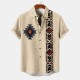Men's 20% Linen Shirt Short Sleeve Turndown Green, khaki, Beige Shirt Daily Men's 20% Linen Shirt Short Sleeve Turndown Green, khaki, Beige Shirt Daily
