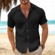 Men's Shirt Button Up Shirt Summer Shirt Beach Shirt Black White Pink Blue Khaki Short Sleeve Plain Lapel Casual Daily Clothing Apparel Cotton And Linen Fashion Comfortable Men's Shirt Button Up Shirt Summer Shirt Beach Shirt Black White Pink Blue Khaki Short Sleeve Plain Lapel Casual Daily Clothing Apparel Cotton And Linen Fashion Comfortable