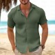 Men's Shirt Button Up Shirt Summer Shirt Beach Shirt Black White Pink Blue Khaki Short Sleeve Plain Lapel Casual Daily Clothing Apparel Cotton And Linen Fashion Comfortable Men's Shirt Button Up Shirt Summer Shirt Beach Shirt Black White Pink Blue Khaki Short Sleeve Plain Lapel Casual Daily Clothing Apparel Cotton And Linen Fashion Comfortable