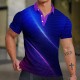 Geometry Linear Men's Business Casual Print Waffle Polo Shirt Outdoor Street Casual Polyester Short Sleeve Turndown Polo Shirts Blue Summer Spring S M L Lapel Polo Geometry Linear Men's Business Casual Print Waffle Polo Shirt Outdoor Street Casual Polyester Short Sleeve Turndown Polo Shirts Blue Summer Spring S M L Lapel Polo