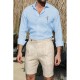 Men's Shirt Cotton Linen Shirt White Cotton Shirt Casual Shirt Cotton Shirt Black White Pink Long Sleeve Cross Lapel Spring & Fall Hawaiian Holiday Clothing Apparel Button-Down Men's Shirt Cotton Linen Shirt White Cotton Shirt Casual Shirt Cotton Shirt Black White Pink Long Sleeve Cross Lapel Spring & Fall Hawaiian Holiday Clothing Apparel Button-Down