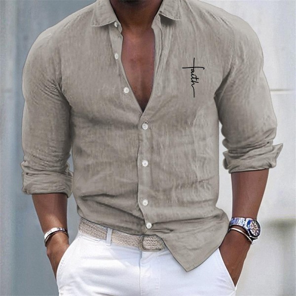 Men's Shirt Cotton Linen Shirt White Cotton Shirt Casual Shirt Cotton Shirt Black White Pink Long Sleeve Cross Lapel Spring & Fall Hawaiian Holiday Clothing Apparel Button-Down Men's Shirt Cotton Linen Shirt White Cotton Shirt Casual Shirt Cotton Shirt Black White Pink Long Sleeve Cross Lapel Spring & Fall Hawaiian Holiday Clothing Apparel Button-Down