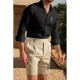 Men's Shirt Cotton Linen Shirt White Cotton Shirt Casual Shirt Cotton Shirt Black White Pink Long Sleeve Cross Lapel Spring & Fall Hawaiian Holiday Clothing Apparel Button-Down Men's Shirt Cotton Linen Shirt White Cotton Shirt Casual Shirt Cotton Shirt Black White Pink Long Sleeve Cross Lapel Spring & Fall Hawaiian Holiday Clothing Apparel Button-Down