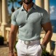 Men's Polo Shirt Waffle Polo Shirt Casual Holiday Lapel Ribbed Polo Collar Short Sleeve Fashion Basic Plain Button Soft Summer Spring Regular Fit White Yellow Burgundy Green Khaki Gray Polo Shirt Men's Polo Shirt Waffle Polo Shirt Casual Holiday Lapel Ribbed Polo Collar Short Sleeve Fashion Basic Plain Button Soft Summer Spring Regular Fit White Yellow Burgundy Green Khaki Gray Polo Shirt
