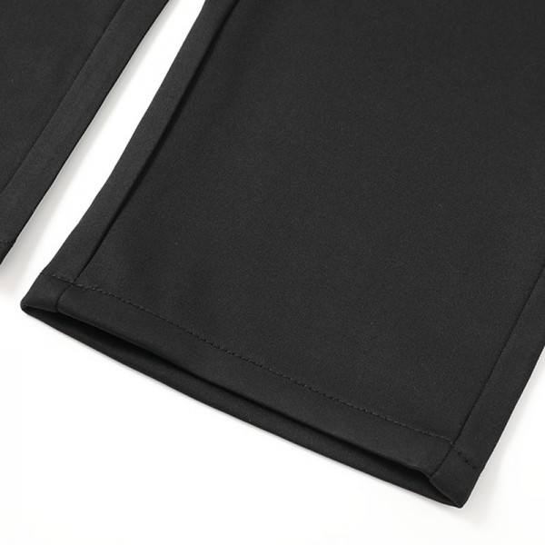 Men&#039;s Dress Pants Trousers Flat Front Pants Suit Pants Straight Leg Geometry Stretch No-Iron Formal Business Classic Style Casual Black Royal Blue High Waist Stretchy