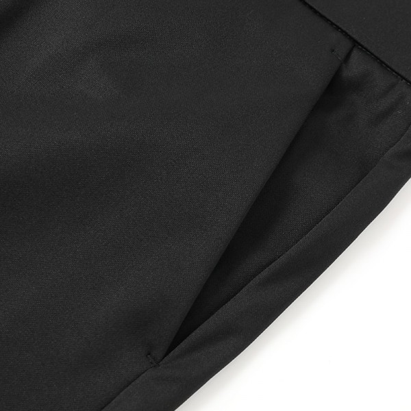 Men&#039;s Dress Pants Trousers Flat Front Pants Suit Pants Straight Leg Geometry Stretch No-Iron Formal Business Classic Style Casual Black Royal Blue High Waist Stretchy