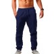 Men&#039;s Linen Pants Trousers Beach Pants Pocket Drawstring Elastic Waistband Plain Comfort Breathable Daily Stylish Hip Hop Light Khaki Black Micro-elastic