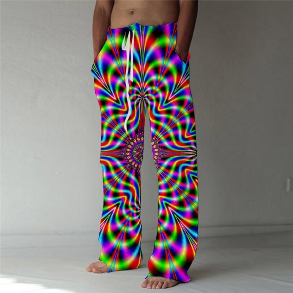 Men's Summer Pants Beach Pants Pocket Drawstring Elastic Waist Graphic Prints Comfort Breathable Casual Daily Holiday Streetwear Designer Yellow Blue Mid Waist Men's Summer Pants Beach Pants Pocket Drawstring Elastic Waist Graphic Prints Comfort Breathable Casual Daily Holiday Streetwear Designer Yellow Blue Mid Waist