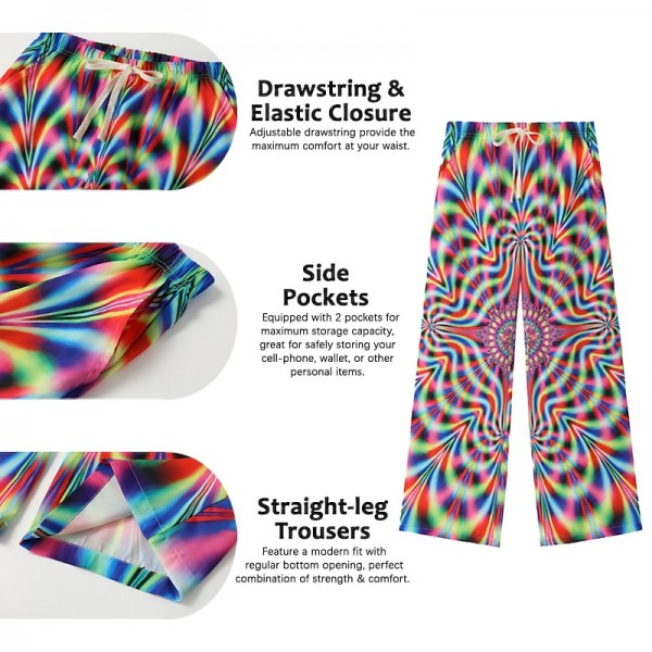 Men's Summer Pants Beach Pants Pocket Drawstring Elastic Waist Graphic Prints Comfort Breathable Casual Daily Holiday Streetwear Designer Yellow Blue Mid Waist Men's Summer Pants Beach Pants Pocket Drawstring Elastic Waist Graphic Prints Comfort Breathable Casual Daily Holiday Streetwear Designer Yellow Blue Mid Waist
