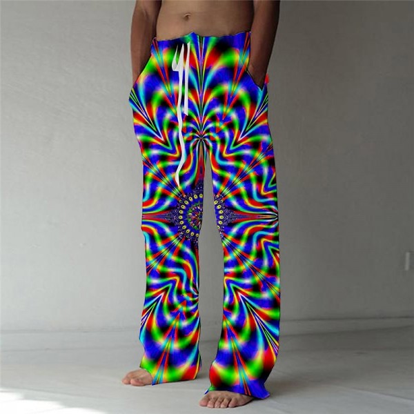 Men's Summer Pants Beach Pants Pocket Drawstring Elastic Waist Graphic Prints Comfort Breathable Casual Daily Holiday Streetwear Designer Yellow Blue Mid Waist Men's Summer Pants Beach Pants Pocket Drawstring Elastic Waist Graphic Prints Comfort Breathable Casual Daily Holiday Streetwear Designer Yellow Blue Mid Waist