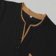 Men&#039;s Henley Shirt Tee Top Plain V Neck Street Vacation Short Sleeves Front Pocket Clothing Apparel Fashion Designer Basic