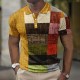 Men's Polo Shirt Waffle Polo Shirt Lapel Polo Button Up Polos Golf Shirt Plaid Graphic Prints Geometry Turndown Light Yellow Crystal / Orange Yellow Black / Brown Army Green Outdoor Street Short Men's Polo Shirt Waffle Polo Shirt Lapel Polo Button Up Polos Golf Shirt Plaid Graphic Prints Geometry Turndown Light Yellow Crystal / Orange Yellow Black / Brown Army Green Outdoor Street Short