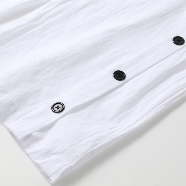 Men's Linen Pants Trousers Summer Pants Beach Pants Drawstring Side Button Straight Leg Plain Comfort Breathable Ankle-Length Casual Daily Holiday Fashion Classic Style Black White Men's Linen Pants Trousers Summer Pants Beach Pants Drawstring Side Button Straight Leg Plain Comfort Breathable Ankle-Length Casual Daily Holiday Fashion Classic Style Black White