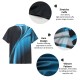 Men&#039;s Polo Shirt Waffle Polo Shirt Lapel Polo Button Up Polos Golf Shirt Gradient Graphic Prints Geometry Turndown Yellow Red Blue Green Gray Outdoor Street Short Sleeve Print Clothing Apparel
