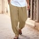 Men's Linen Pants Trousers Summer Pants Tapered Carrot Pants Beach Pants Front Pocket Pleats Plain Comfort Breathable Casual Daily Holiday Fashion Basic Black White Men's Linen Pants Trousers Summer Pants Tapered Carrot Pants Beach Pants Front Pocket Pleats Plain Comfort Breathable Casual Daily Holiday Fashion Basic Black White