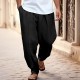 Men's Linen Pants Trousers Summer Pants Tapered Carrot Pants Beach Pants Front Pocket Pleats Plain Comfort Breathable Casual Daily Holiday Fashion Basic Black White Men's Linen Pants Trousers Summer Pants Tapered Carrot Pants Beach Pants Front Pocket Pleats Plain Comfort Breathable Casual Daily Holiday Fashion Basic Black White
