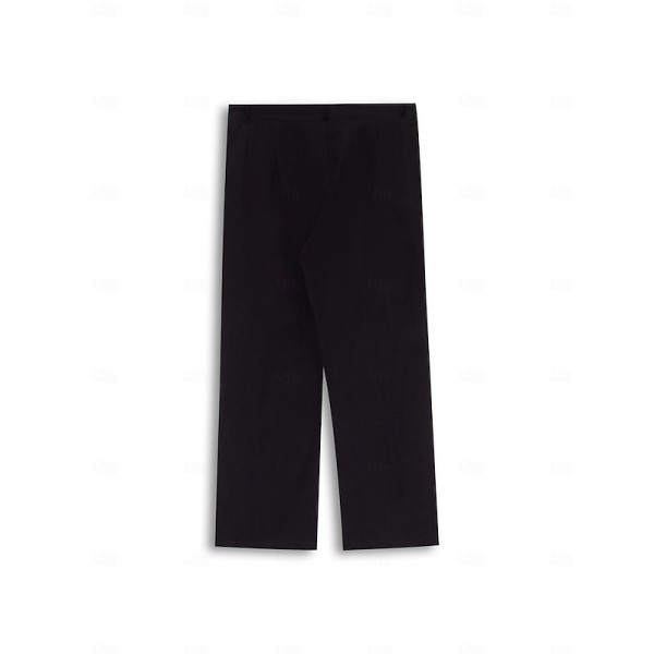 Men's Linen Pants Trousers Summer Pants Beach Pants Drawstring Elastic Waist Pleats Plain Comfort Breathable Casual Daily Holiday Fashion Classic Style Black White Men's Linen Pants Trousers Summer Pants Beach Pants Drawstring Elastic Waist Pleats Plain Comfort Breathable Casual Daily Holiday Fashion Classic Style Black White