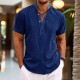 Men's Shirt Linen Shirt Popover Shirt Summer Shirt Beach Shirt Black White Pink Short Sleeve Plain Henley Summer Casual Daily Clothing Apparel Men's Shirt Linen Shirt Popover Shirt Summer Shirt Beach Shirt Black White Pink Short Sleeve Plain Henley Summer Casual Daily Clothing Apparel