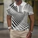 Men's Polo Shirt Waffle Polo Shirt Lapel Polo Button Up Polos Golf Shirt Optical Illusion Graphic Prints Turndown White Yellow Royal Blue Blue Green Outdoor Street Short Sleeve Print Clothing Apparel Men's Polo Shirt Waffle Polo Shirt Lapel Polo Button Up Polos Golf Shirt Optical Illusion Graphic Prints Turndown White Yellow Royal Blue Blue Green Outdoor Street Short Sleeve Print Clothing Apparel