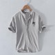 Men's Shirt Linen Shirt Cotton Linen Shirt Popover Shirt Casual Shirt White Navy Blue Light Blue Short Sleeve Coconut Tree Band Collar Summer Street Hawaiian Clothing Apparel Men's Shirt Linen Shirt Cotton Linen Shirt Popover Shirt Casual Shirt White Navy Blue Light Blue Short Sleeve Coconut Tree Band Collar Summer Street Hawaiian Clothing Apparel
