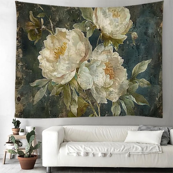 Golden Peony Hanging Tapestry Wall Art Large Tapestry Mural Decor Photograph Backdrop Blanket Curtain Home Bedroom Living Room Decoration Golden Peony Hanging Tapestry Wall Art Large Tapestry Mural Decor Photograph Backdrop Blanket Curtain Home Bedroom Living Room Decoration