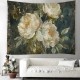 Golden Peony Hanging Tapestry Wall Art Large Tapestry Mural Decor Photograph Backdrop Blanket Curtain Home Bedroom Living Room Decoration Golden Peony Hanging Tapestry Wall Art Large Tapestry Mural Decor Photograph Backdrop Blanket Curtain Home Bedroom Living Room Decoration