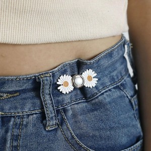 4pcs Adjustable Waistband Wonder: Deluxe Buckle Pin for Tailoring Pants &amp; Dresses, Enhance Your Outfit with Precision Fit &amp; Style