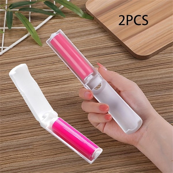 2PCS Foldable Washable Reusable Hair Remover Clothing Hair Remover Hair Removal Brush Hair Sticking Drum Rolling Brush Plush Roll Stick Duster 2PCS Foldable Washable Reusable Hair Remover Clothing Hair Remover Hair Removal Brush Hair Sticking Drum Rolling Brush Plush Roll Stick Duster