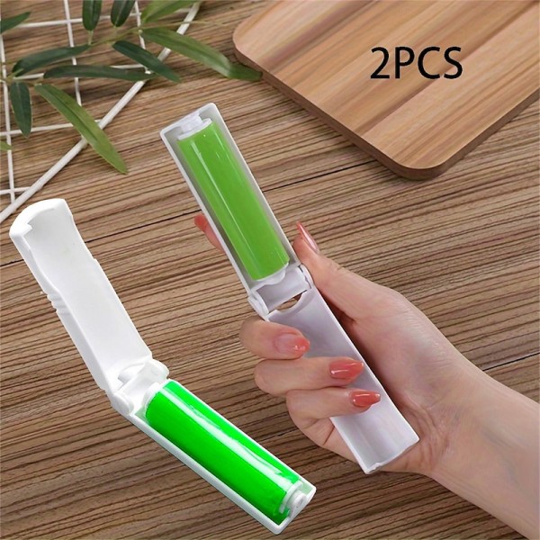 2PCS Foldable Washable Reusable Hair Remover Clothing Hair Remover Hair Removal Brush Hair Sticking Drum Rolling Brush Plush Roll Stick Duster 2PCS Foldable Washable Reusable Hair Remover Clothing Hair Remover Hair Removal Brush Hair Sticking Drum Rolling Brush Plush Roll Stick Duster