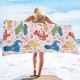 Beach Towel Swimming Pool Outdoor Travel Dinosaur Oversized Ultra-fine Fiber Bath Towel Quick-Drying Lightweight Blanket Towel Beach Towel Swimming Pool Outdoor Travel Dinosaur Oversized Ultra-fine Fiber Bath Towel Quick-Drying Lightweight Blanket Towel