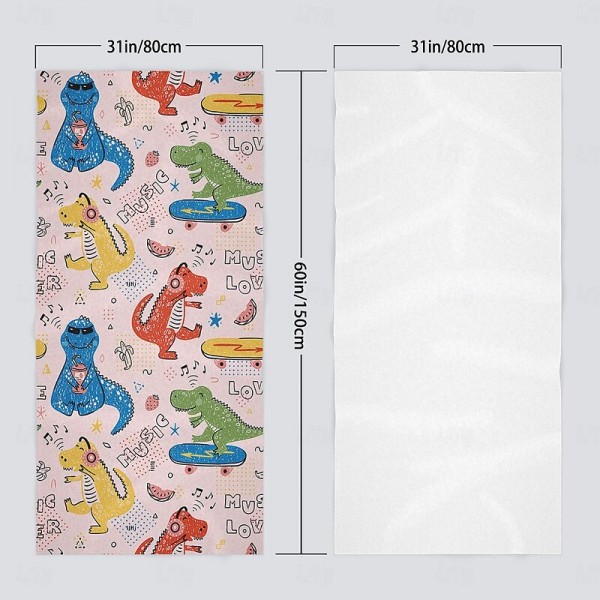 Beach Towel Swimming Pool Outdoor Travel Dinosaur Oversized Ultra-fine Fiber Bath Towel Quick-Drying Lightweight Blanket Towel Beach Towel Swimming Pool Outdoor Travel Dinosaur Oversized Ultra-fine Fiber Bath Towel Quick-Drying Lightweight Blanket Towel