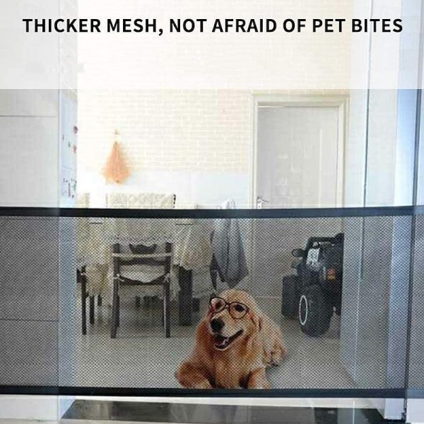 Dog Gates Indoor Pet Isolation Net Folding Safety Door Guard, Pet Isolation Net, Dog Barriers, Magic Gate for Dogs, Safety Fence for Hall Doorway, Pet Isolation Net Indoor Outdoor Dog Gates Indoor Pet Isolation Net Folding Safety Door Guard, Pet Isolation Net, Dog Barriers, Magic Gate for Dogs, Safety Fence for Hall Doorway, Pet Isolation Net Indoor Outdoor