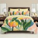 100% Cotton Floral Tropical Series Duvet Cover 3-Piece Set for Summer Soft Skin Friendly Long Lasting 100% Cotton Floral Tropical Series Duvet Cover 3-Piece Set for Summer Soft Skin Friendly Long Lasting