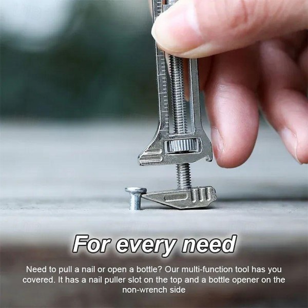 Mini Multitool Wrench - Compact Titanium Multitool, Tispanner A Compact Titanium Multitool Always Within Reach, Mini Alloy Multi-tool for Everyday Prep, Keychain Bottle Opener Mini Spanner Mini Multitool Wrench - Compact Titanium Multitool, Tispanner A Compact Titanium Multitool Always Within Reach, Mini Alloy Multi-tool for Everyday Prep, Keychain Bottle Opener Mini Spanner