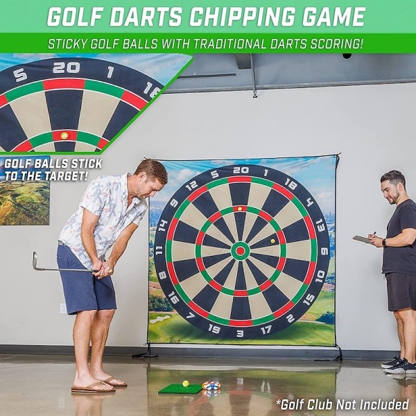 Golf Chipping Game Set Includes 6x6 Ft Sticky Playing Mat, N' Stick Golf Games with Chip N' Stick Golf Balls - Targets with Chipping Mat Golf Chipping Game Set Includes 6x6 Ft Sticky Playing Mat, N' Stick Golf Games with Chip N' Stick Golf Balls - Targets with Chipping Mat
